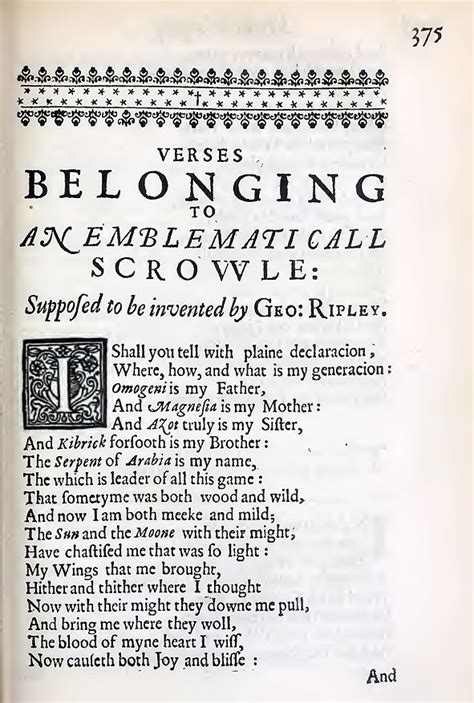 Verses from the Ripley Scrowle 